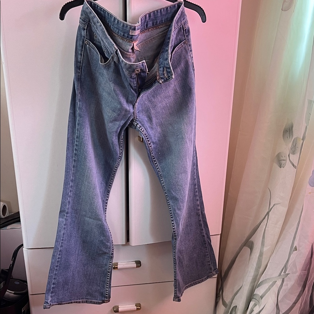 Refuge Light Blue Flare Jeans